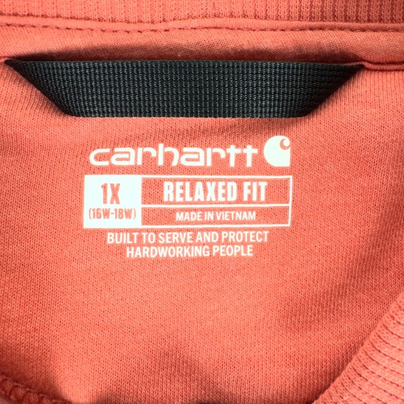 Carhartt Peach Loose Midweight Crewneck Sweatshirt - Picture 10 of 11